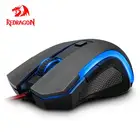 Redragon Грифон M607 USB игровой Мышь Проводная RGB Подсветка 7200 Точек на дюйм 6 программируемых кнопок Оптика мыши для компьютера ПК