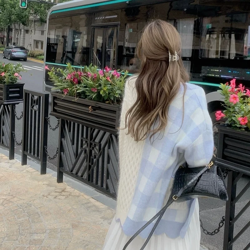 Нежный Милый хлопковый кардиган во французском стиле для девочек свитер + нижняя