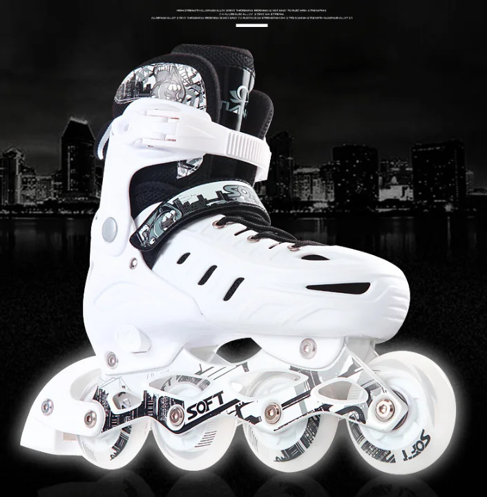 

Roller Skates Adult Roller Skates Children's Full Set Of Inline Skates Beginner Men And Women Adjustable