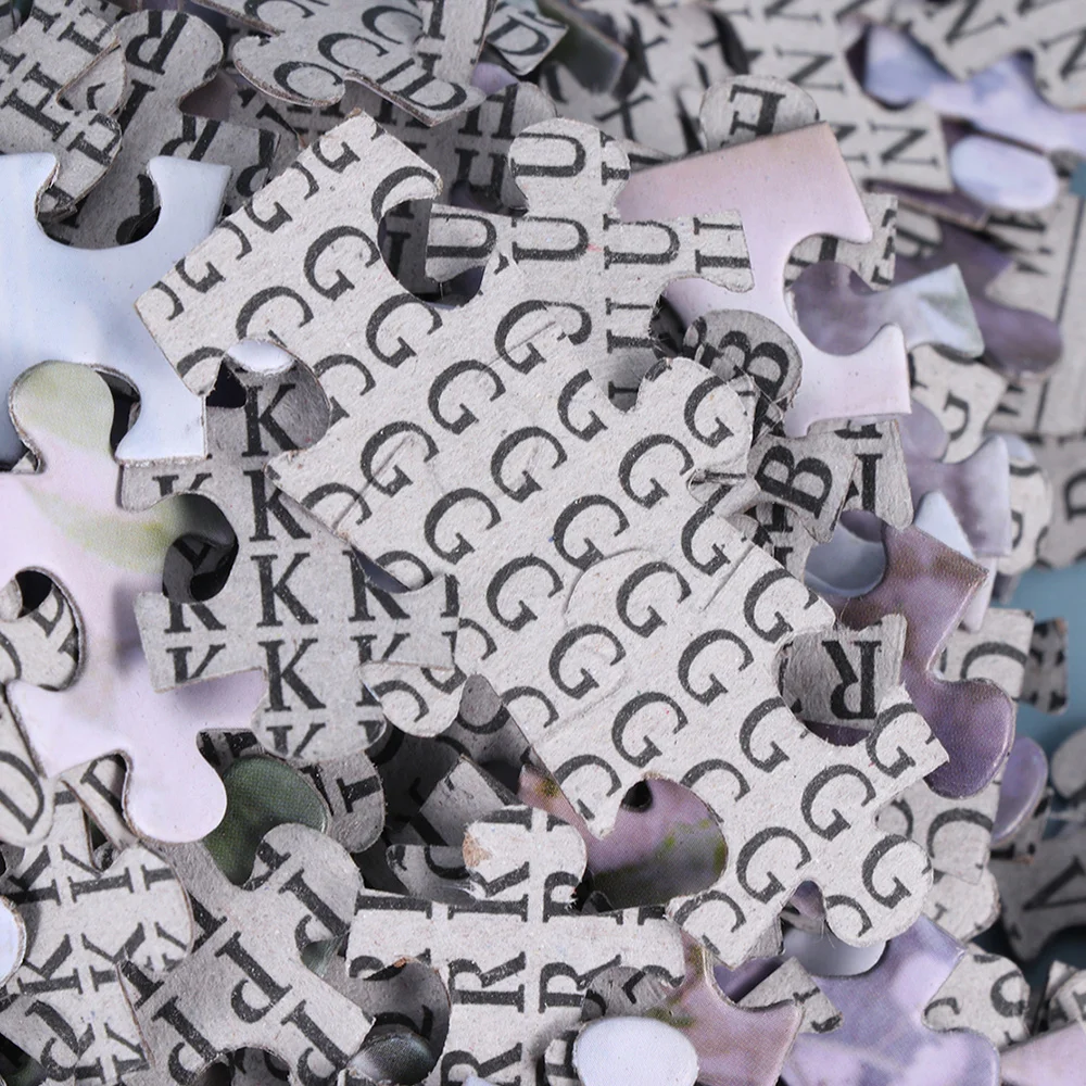 

1 Set/1000pcs Jigsaw Puzzle Pressure Reduction 2D Flat Intelligence Puzzle for Adult Playing (Cat Pattern)