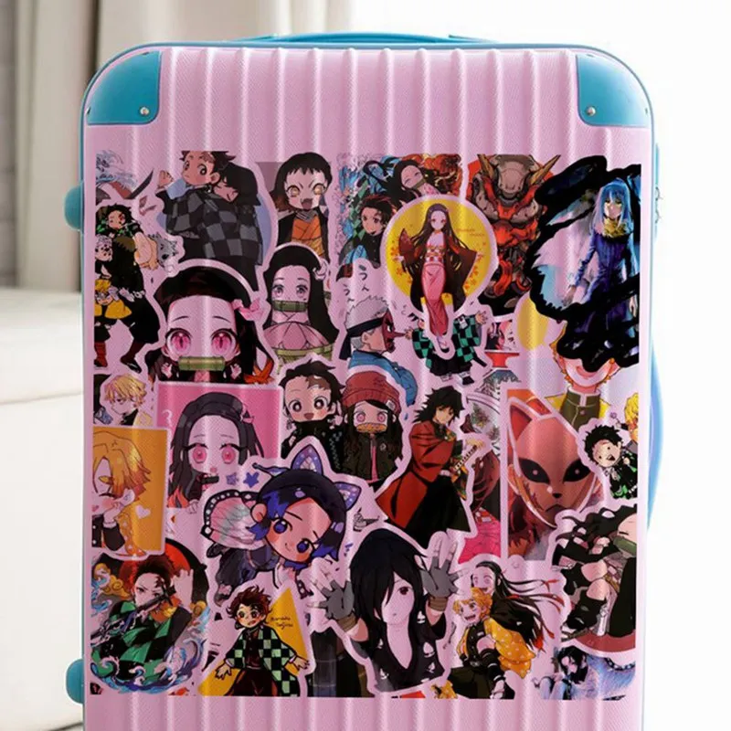 50 шт. аниме лезвие дьявола стикер граффити наклейки для чемодана багаж гитара