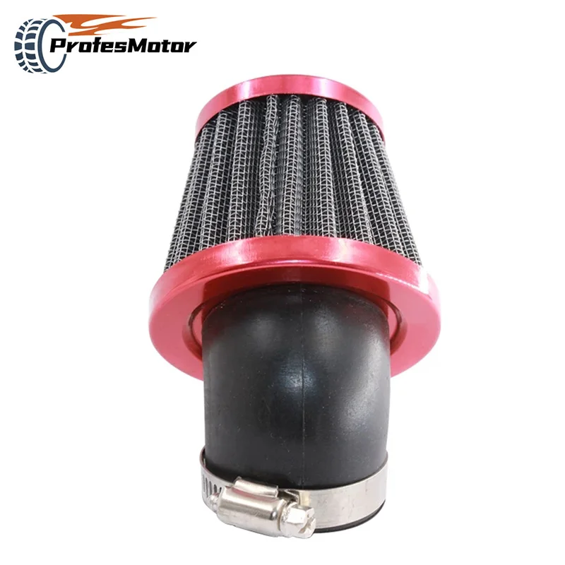 Мотоциклетный воздушный фильтр 35/38/42/45/48 мм воздухозаборник с грибом 45 градусов