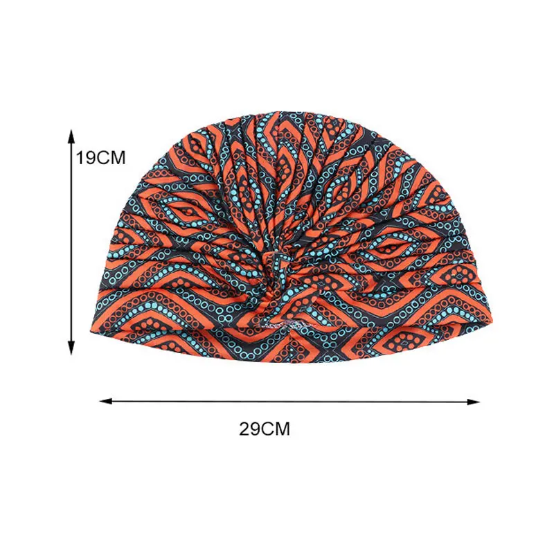 

Fashion Twisted Turban Caps Handmade African Solid Color Scarf Hat Headband Decoration Women Head Wraps Muslim Head Scarf Bonnet