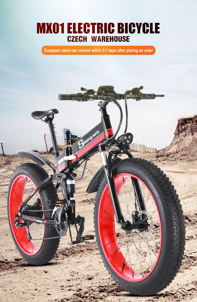 Электрический велосипед ebike 48V1000W, Электрический горный велосипед, электрический складной велосипед 4,0, электрический велосипед с толстыми шинами, пляжный Снежный велосипед Neve