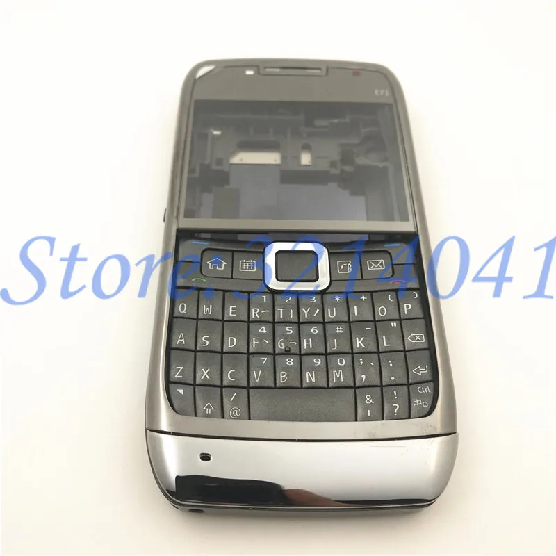 Хорошее качество Полный Мобильный телефон корпус крышка батареи для Nokia E71+ клавиатура с логотипом
