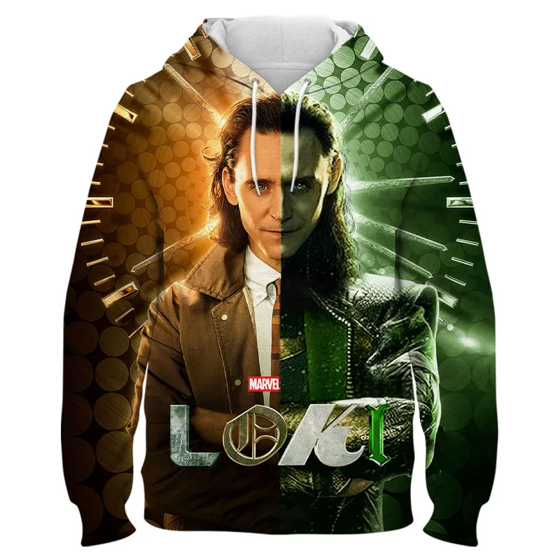 Loki Смешные Мультяшные толстовки с героями мультфильмов Marvel Tv мужские унисекс