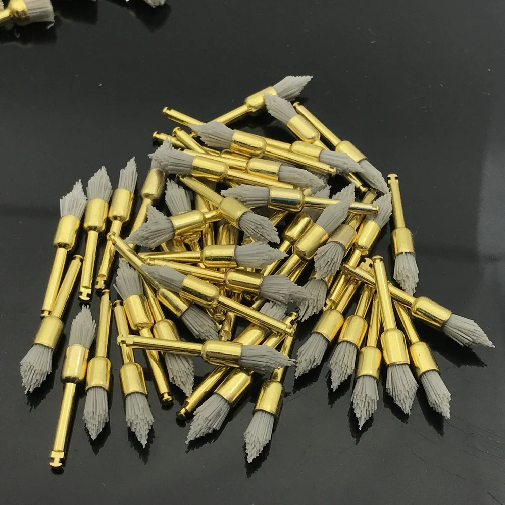 50 шт. зубные щётки для полировки алюминия|prophy brush|dental prophy brushdental polishing brush |