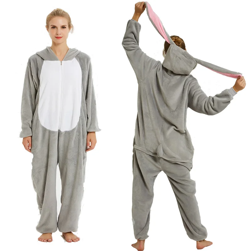 Kugurumi панда единорог космического аппарата изгой заячьи ушки зимние фланелевые