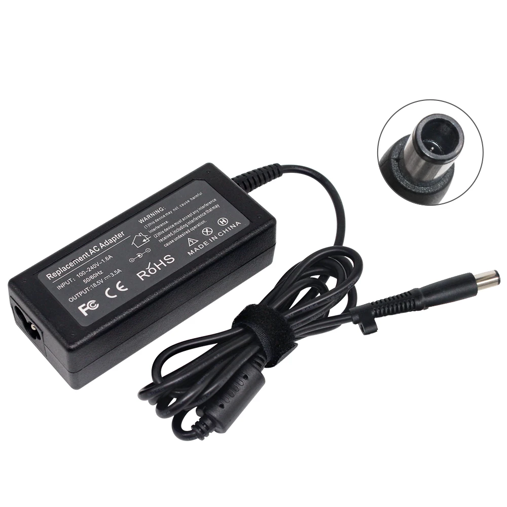 Зарядное устройство для HP Pavilion G6 G7 G4 DV4 DV5 DV6 DV7 DM4 M6 G60 G61 G70 G71 G72 7 4 мм * 5 0 18 В 3 5a 65 Вт
