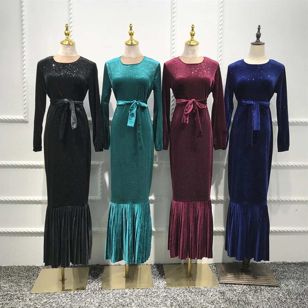 Абая для женщин Рамадан Кафтан Дубай абайя Турция хиджаб мусульманское платье