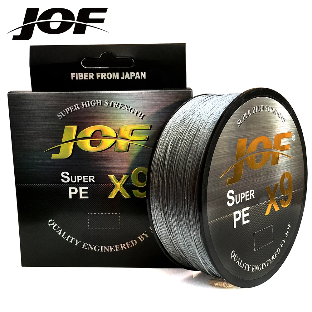 

JOF 9 Strands 500M 300M 100M PE Braided Fishing Line tresse peche Saltwater Fishing Weave Multifilament 9 Threads