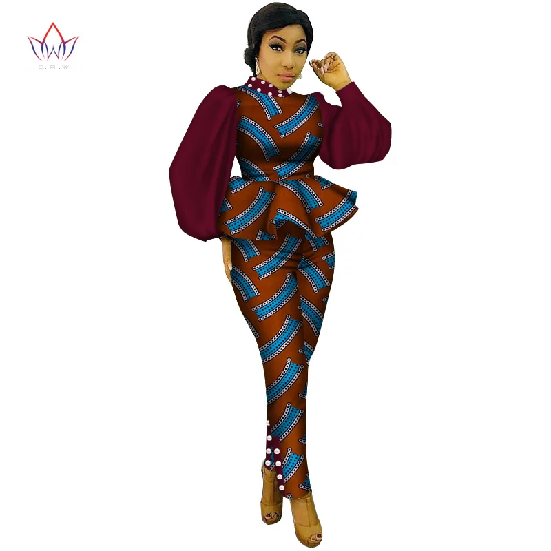 Новый стиль комплект из 2 предметов женский укороченный топ с оборками и штаны