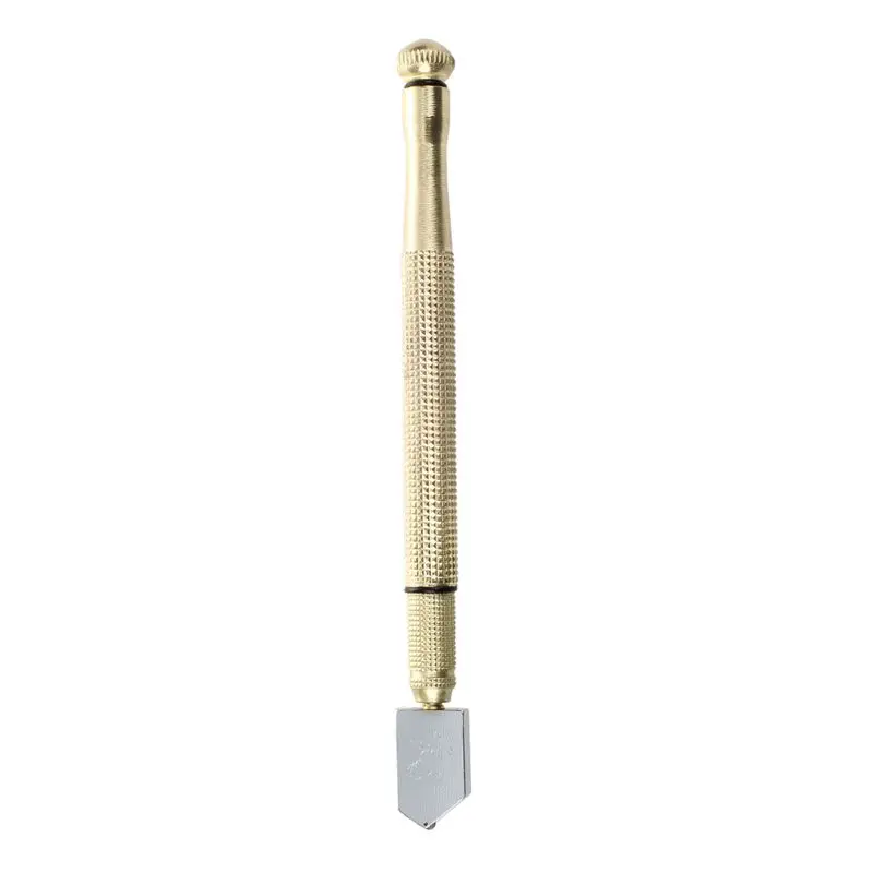 

Gold Tone Metal Nonslip Handle Oil Feed Glass Cutter 10Mm-20Mm