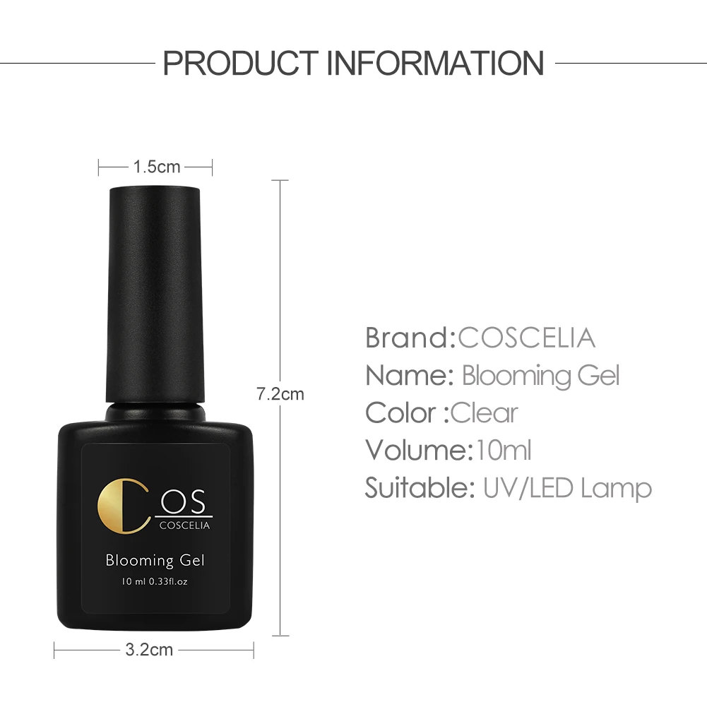 COSCELIA 10 мл Многофункциональный Гель-лак для ногтей гель с рисунком цветения