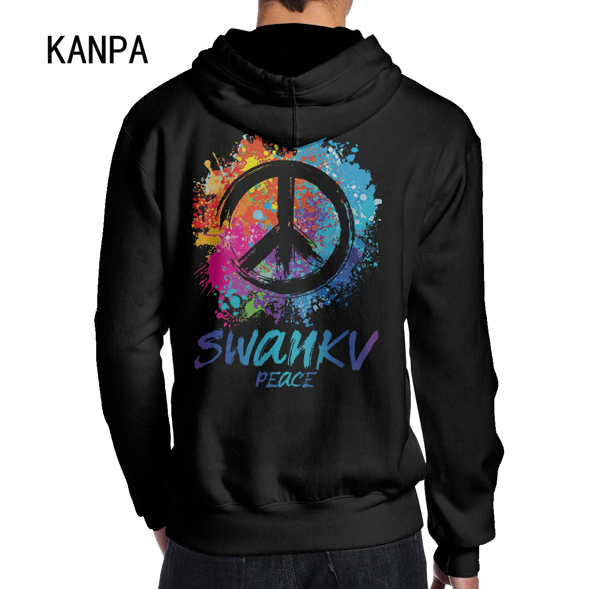 

Модный Свободный пуловер с рисунком, толстовки, мужские повседневные топы с длинным рукавом и кулиской с капюшоном, Мужская Осенняя винтажн...