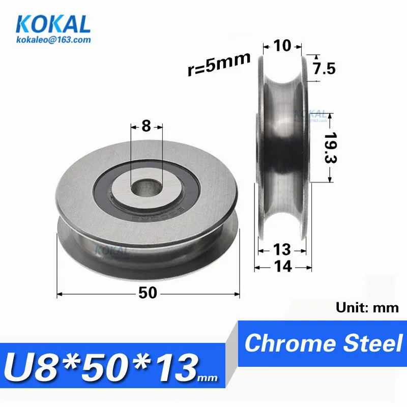 

Шарикоподшипники U608RS, U608, 10 шт./лот