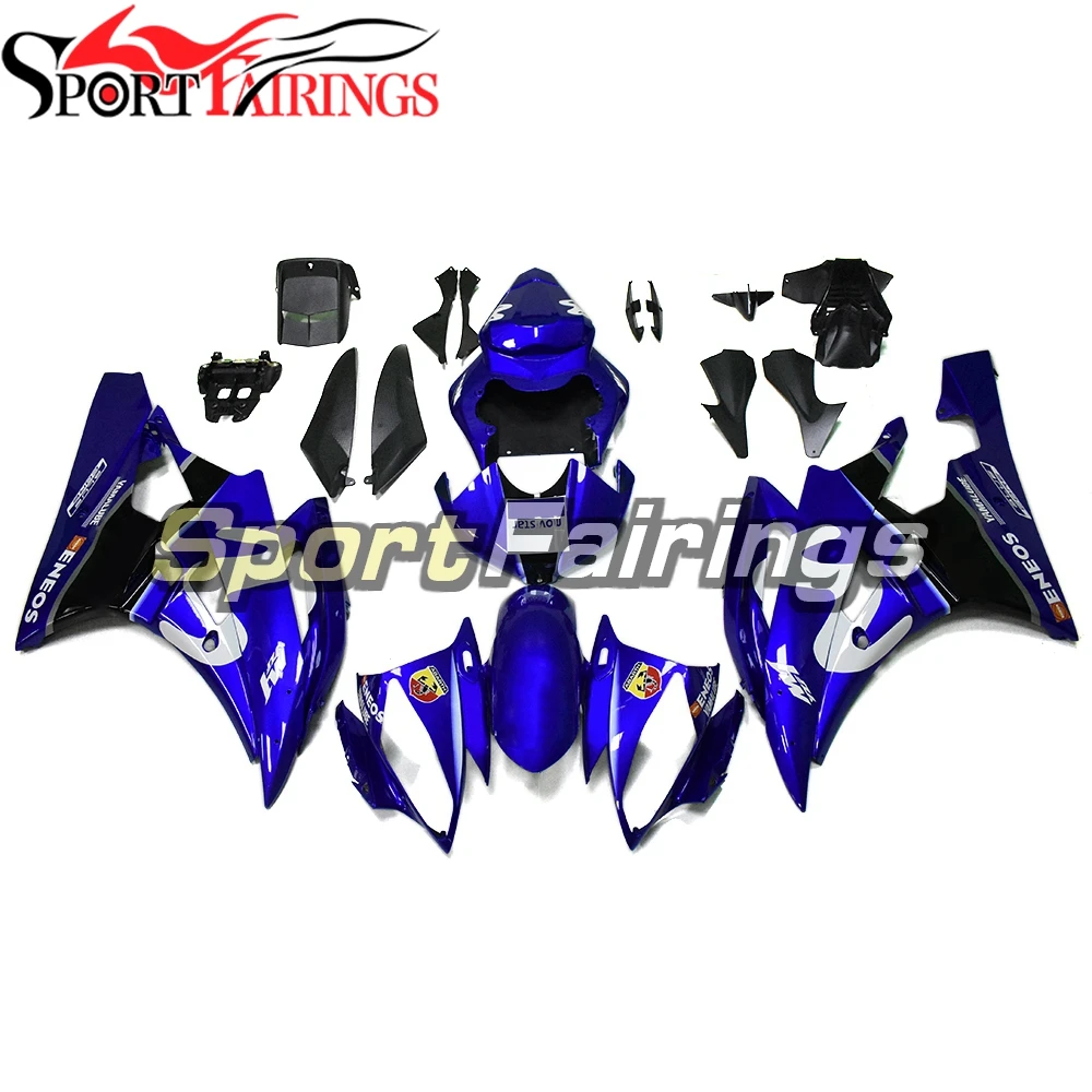 

New Motorcycle Full Fairing Kit For Yamaha YZF600 R6 2006 2007 YZF R6 06 07 ABS Plastic Injection Bodywork Movistar Blue Black