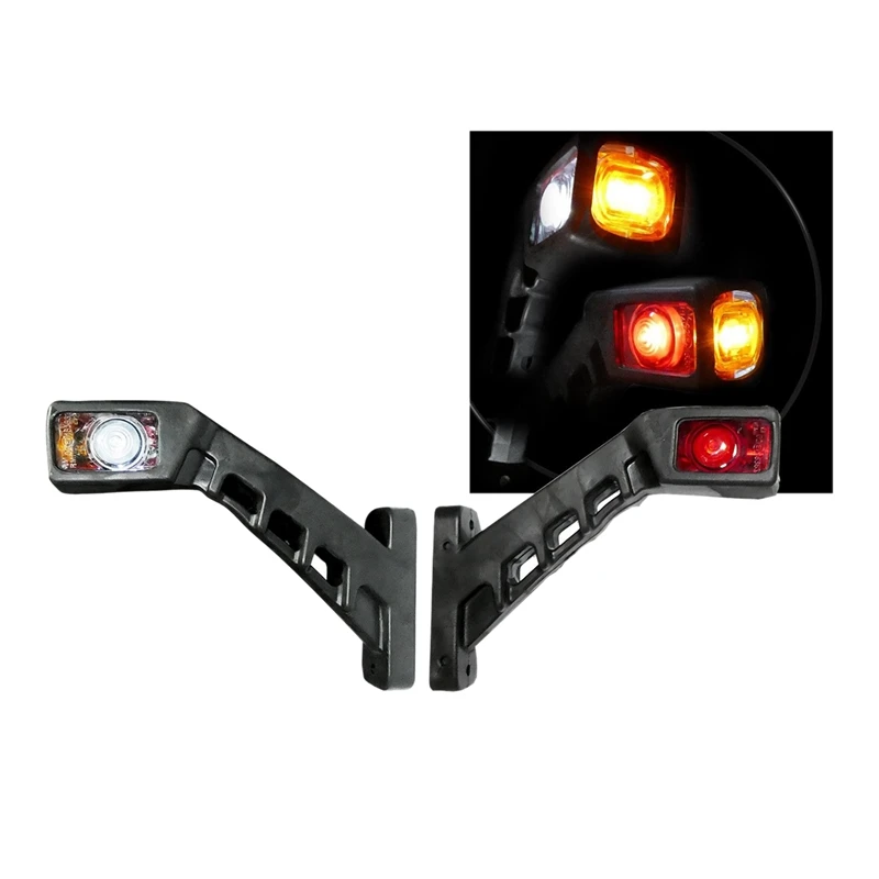 2X 12/24 вольт восстановление боковой маркер контур светодиодные фонари лампы