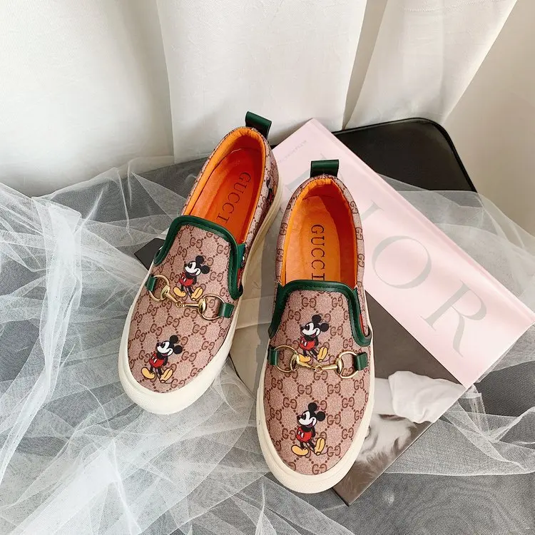 Женские лоферы на плоской подошве Женская прогулочная обувь без шнуровки