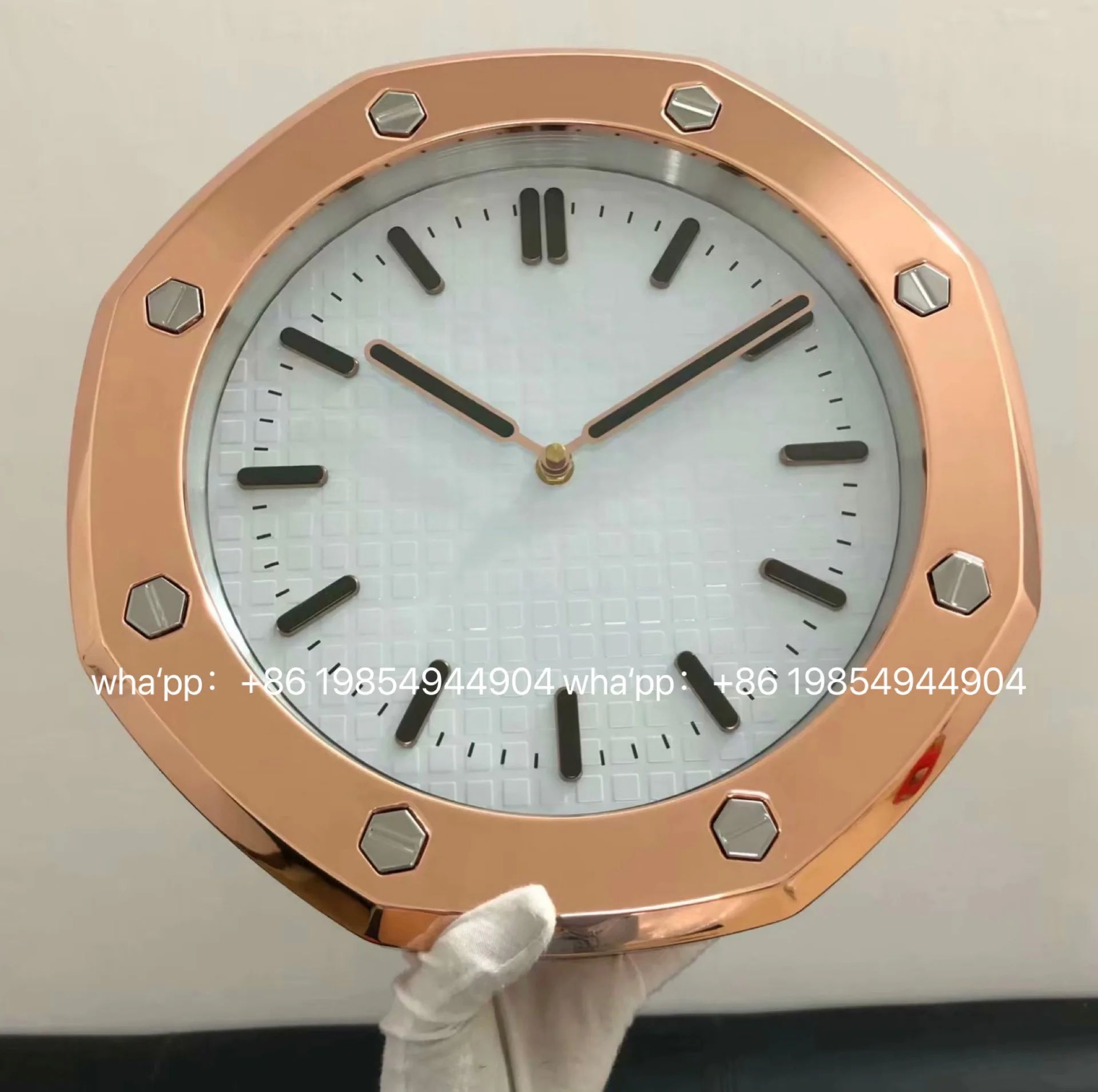 Роскошные дизайнерские настенные часы металлические большие дешевые из