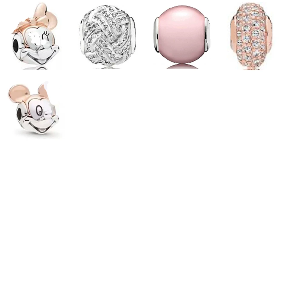 

NEW 2021 100% 925 Sterling Silver Charm Cute Animal Essence With Cubic Zirconia Beads Fit diy Bracelet & Bangle Jewelry Gift