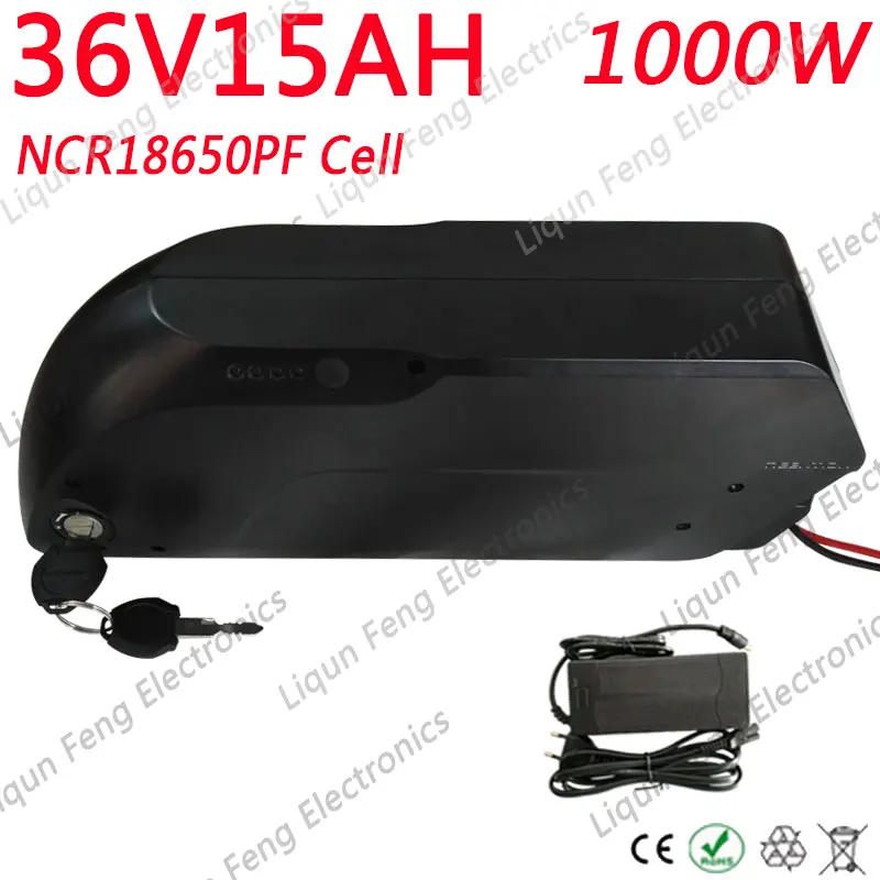Е байка 36В 500 Вт 1000 литий ионный аккумулятор фара для электровелосипеда в Батарея