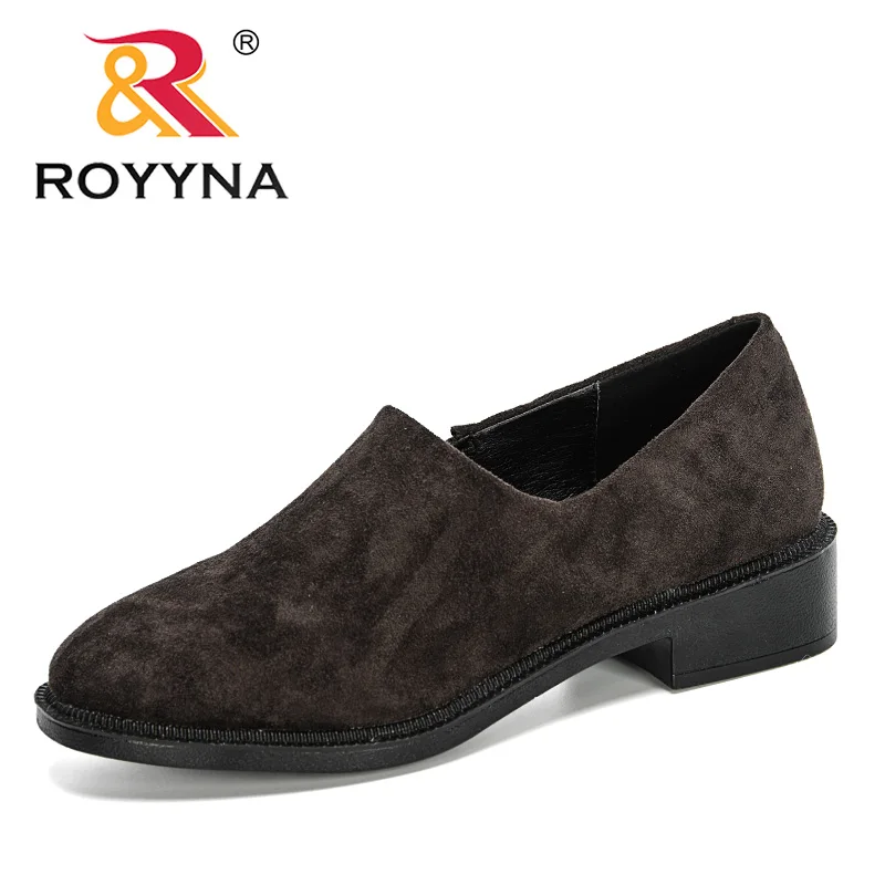 Женские повседневные Лоферы ROYYNA Модные слипоны для мам удобная Дамская обувь
