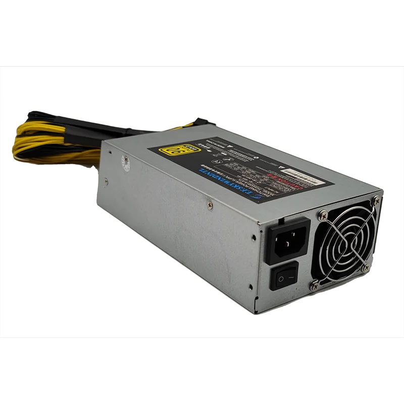 2000 Вт ПК Питание 2000W BTC APW7 + PSU горные Antminer Биткоин S7 S9 L3 Биткойн Майнер компьютерный