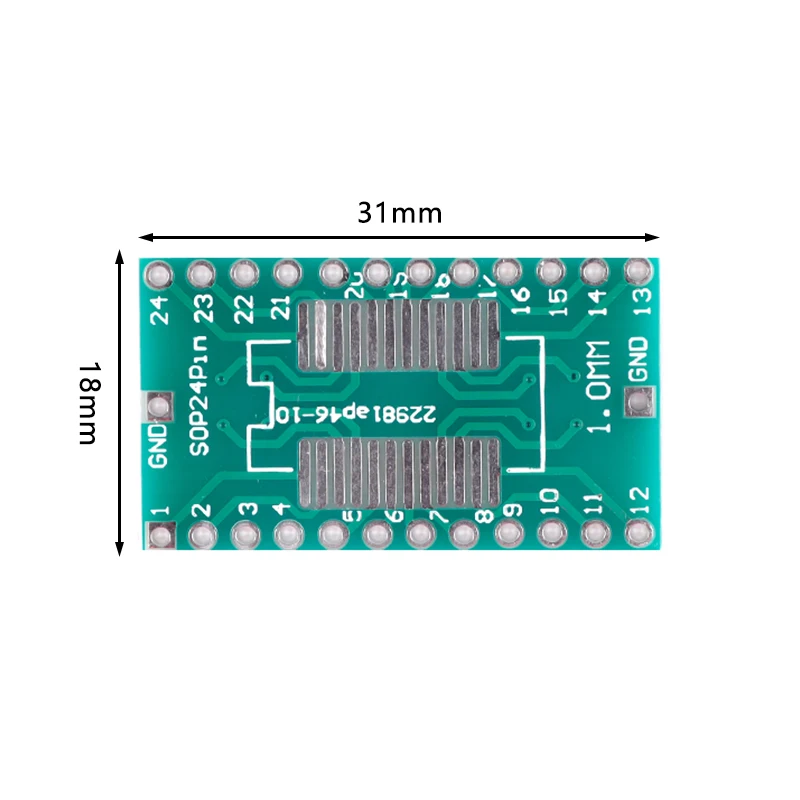 10/5 шт. SOIC24 TSSOP24 SSOP24 SO24 SOP24 поворотный DIP24 IC адаптер гнездо/плата адаптера PCB