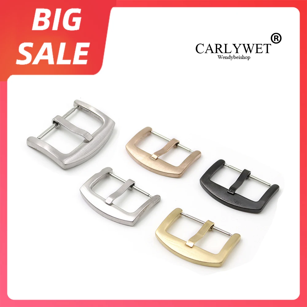 CARLYWET 18 20 22 24 мм Новинка Высокое качество 316L нержавеющая сталь причесанный матовый