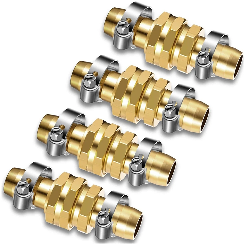 4 шт. 3/4 дюймовый для садового шланга Mender конец Ремкомплект ремонт разъем мужского