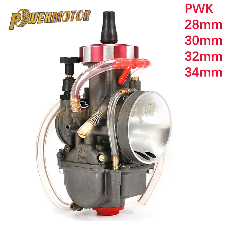

28 30 32 34mm PWK Motorcycle Carburetor with Power Jet Motocross Scooter ATV UTV Off Road Pit Bike 4T Engine
