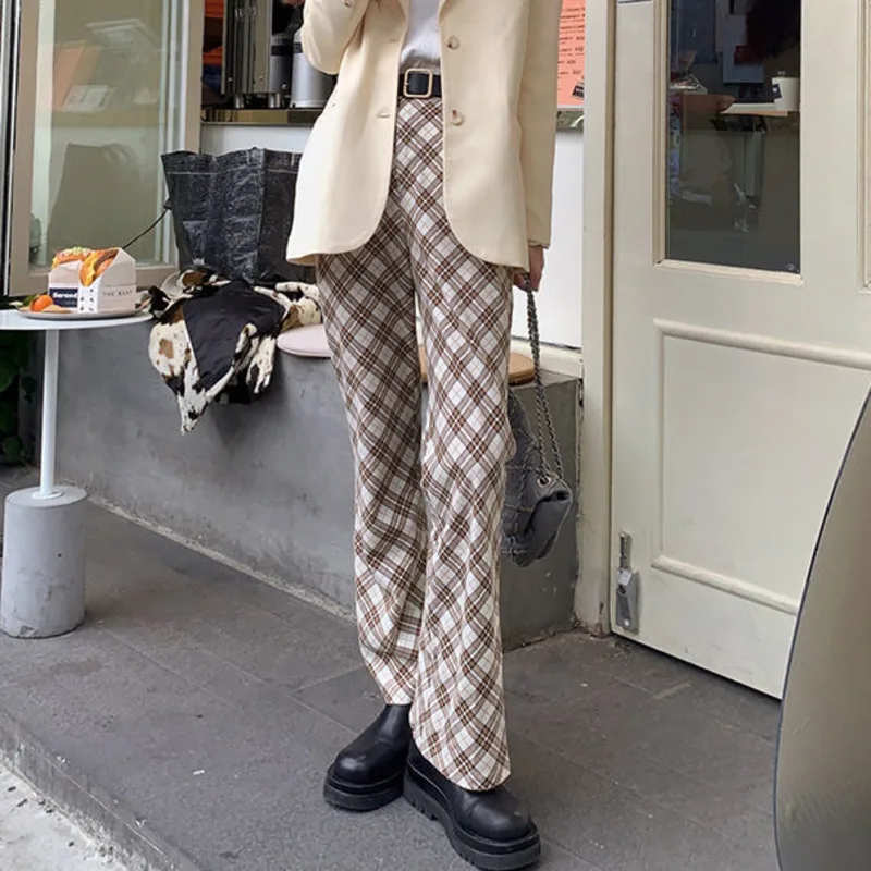 

Женские брюки-клеш, с широкими штанинами, винтажные, в стиле Харадзюку