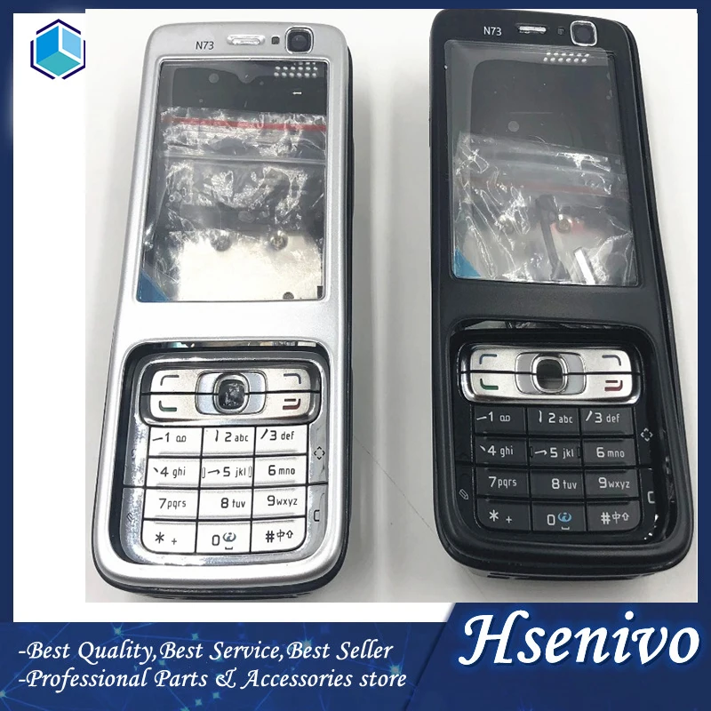 Корпус Hsenivo для Nokia N73 полноразмерная передняя крышка аккумулятора задняя