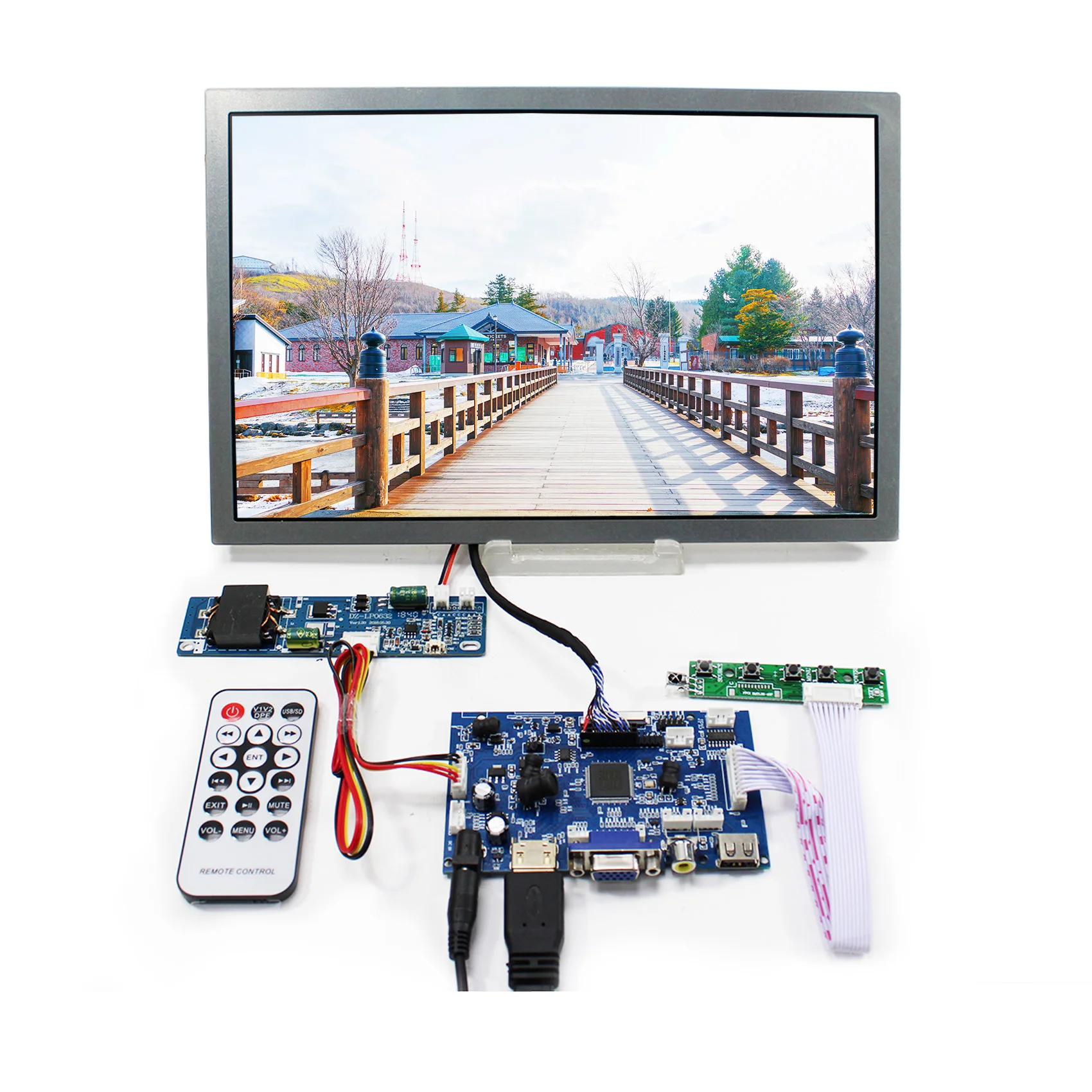 

12.1" AA121TD0 1280X800 12.1inch High Brightness 1000nite LCD Screen with HD-MI VGA 2AV Controller Board