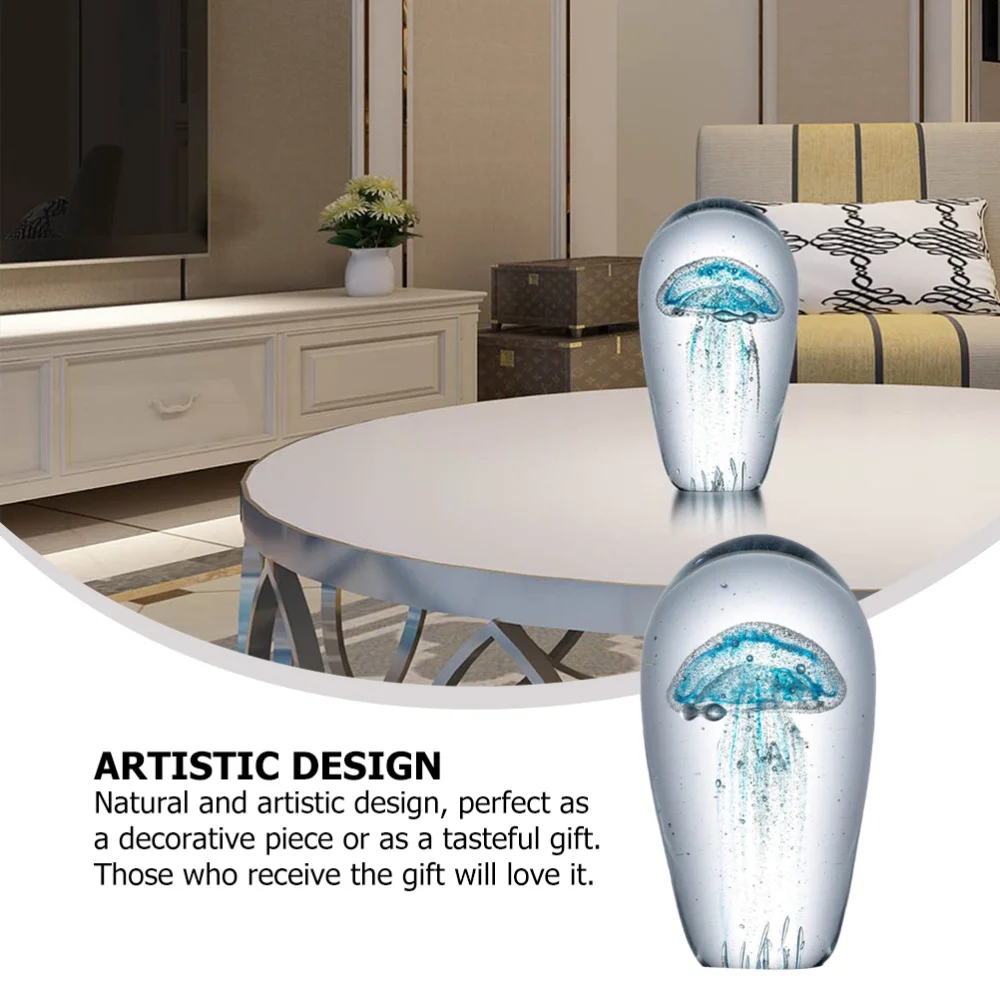 

1Pc Ornament Chic Jellyfish Ornament Modern Desktop Adornment
