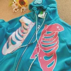 Свитер Y2K с капюшоном и принтом черепа для мужчин и женщин, весенне-осенний тонкий кардиган на молнии, корейская мода, Шикарная модель 2021