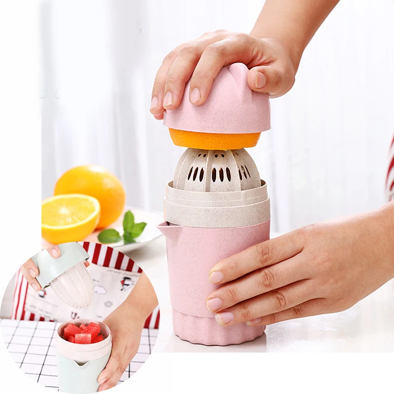 Портативная ручная соковыжималка для цитрусовых апельсинов лимонов фруктов