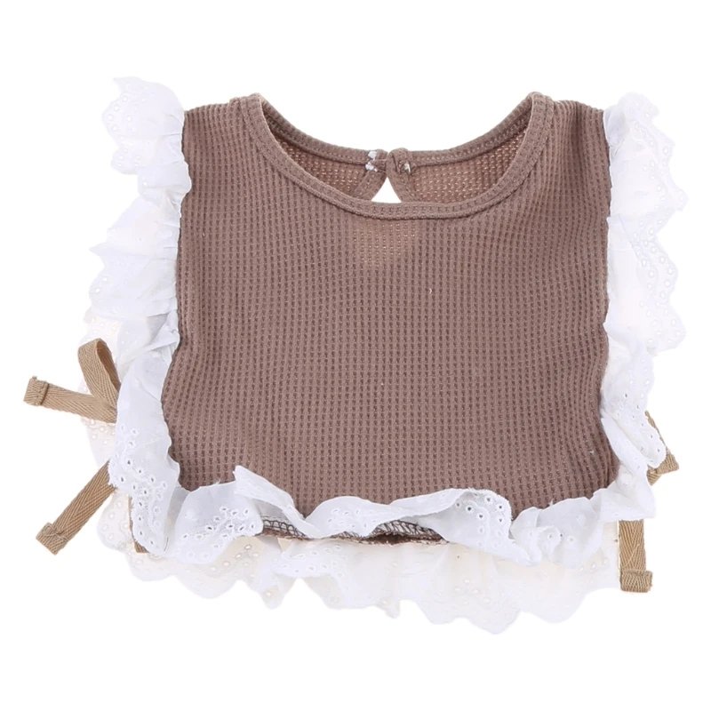 

066B Cute Hollow Lace Princess Baby Vest Autumn Girl Sweet Outside Windproof Cotton