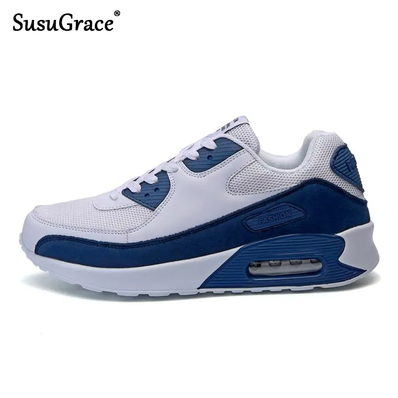 Кроссовки SusuGrace унисекс дышащие на шнуровке для бега прогулок спортивная обувь