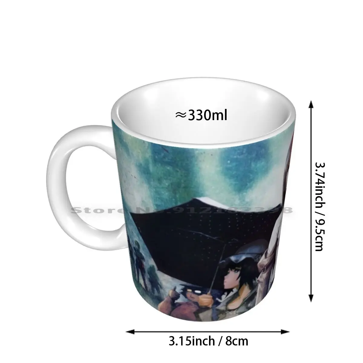 Керамические кружки Steins Ворота между мировыми линиями кофейные чашки кружка для