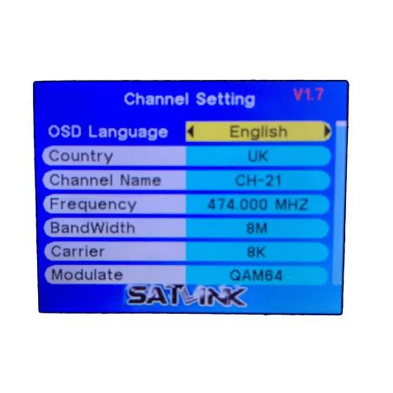 HD к DVB-T модулятор кодировщика 8 маршрута MPEG4 аналоговый A/V Источник SATLINK |
