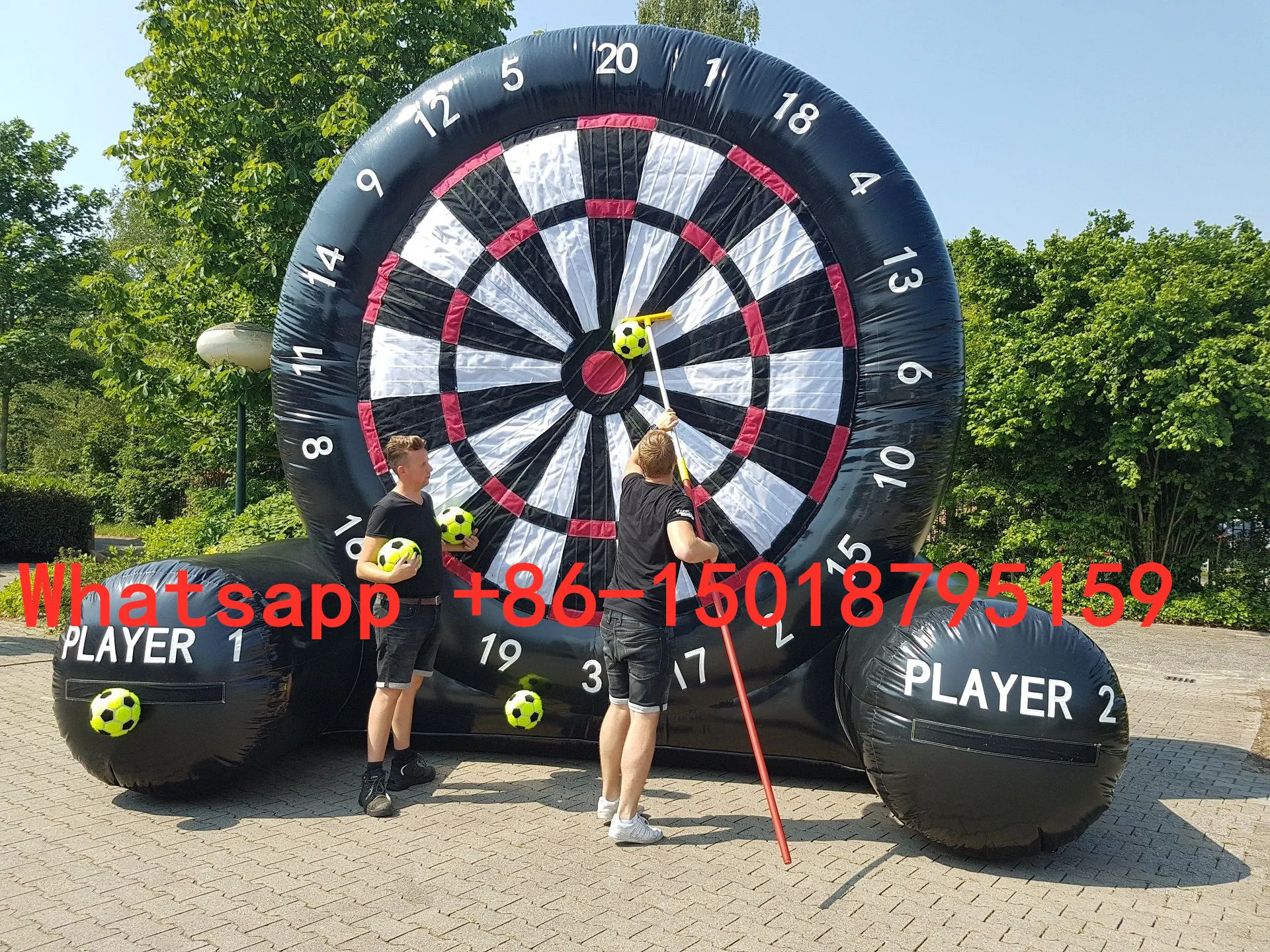 Гигантский надувной футбольный Дротика липкие футбольные воздушные мячи для