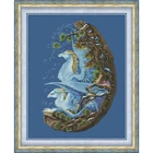 Набор для вышивания крестиком ZZ1332 сделай сам, наборы для вышивания крестиком, новый узор, Набор для вышивки крестиком без принта