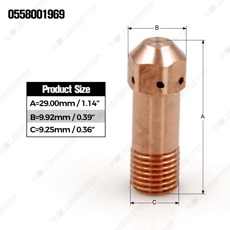 0558001969 электрод для Esab PT 32 PT32EH плазменной резки фонарь 10 шт|electrode oven|electrode