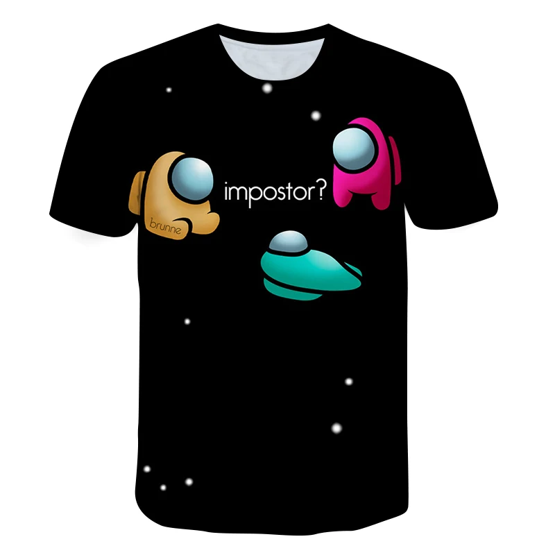 

Boys & Girls Clothing Among Us Anime Games Kids Short Sleeve T-Shirts Crewneck Sweatshirts for Kids 4-14 Years Old