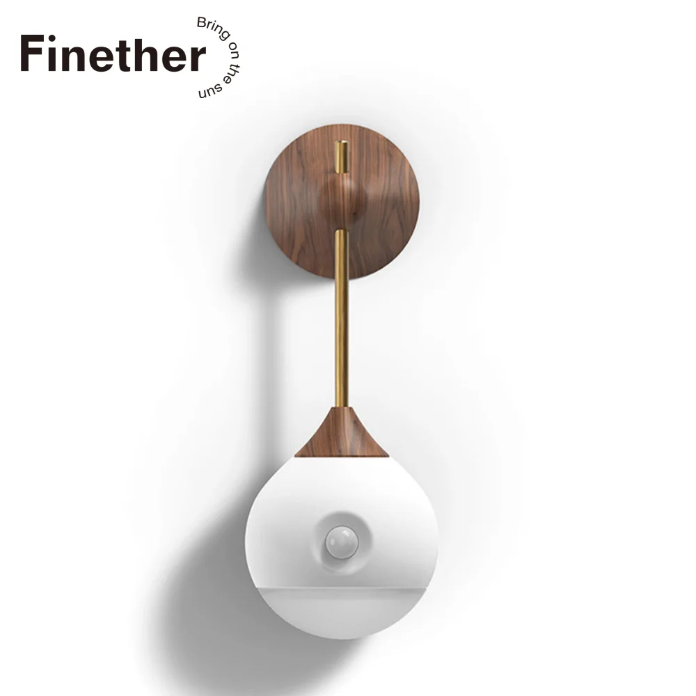 Солнечный сенсор ночник умная прикроватная лампа коридор Ванная комната Спальня