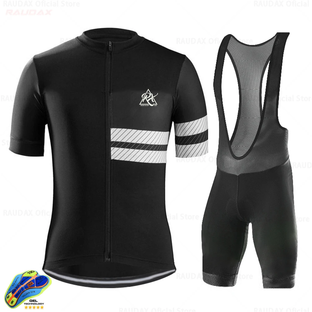 

Raudax Cycling Jersey 2021 Pro Team Bike Kit MTB Cycling Clothing Men Mountain Bike Wear Clothes Maillot Ropa Ciclismo Triathlon