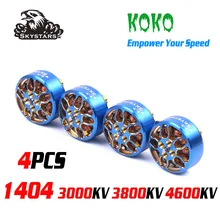 SKYSTARS KOKO 1404 3000KV 6S 3800KV 4S бесщеточный гоночный двигатель для Long Range FPV