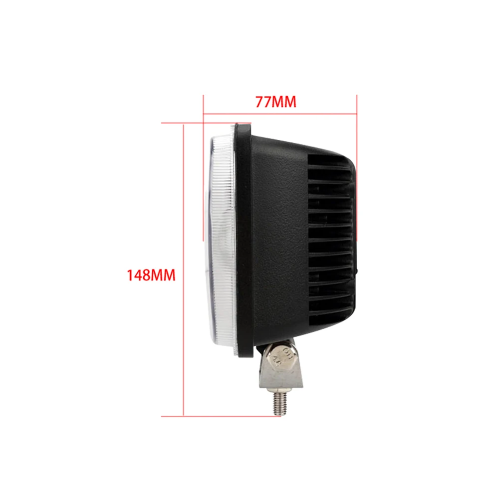 Квадратный светодиодный рабочий светильник 5D для прицепов 6 дюймов 4WD ATV SUV UTV